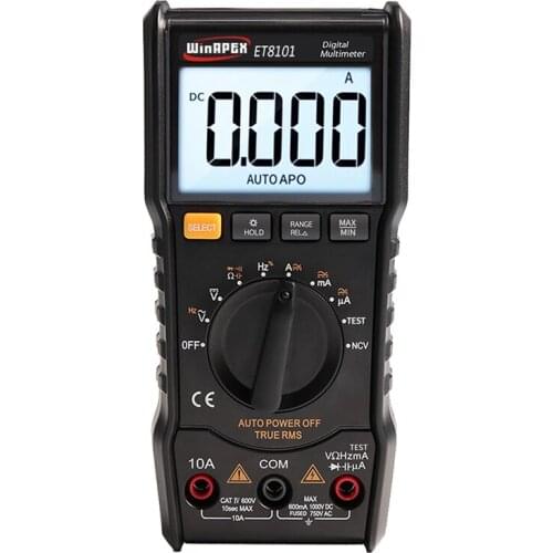 Useful WINAPEX Digital Multimeter Tester 3 5/6 1000V 10A AC DC 6000 True RMS Digital Voltmeter ET8101