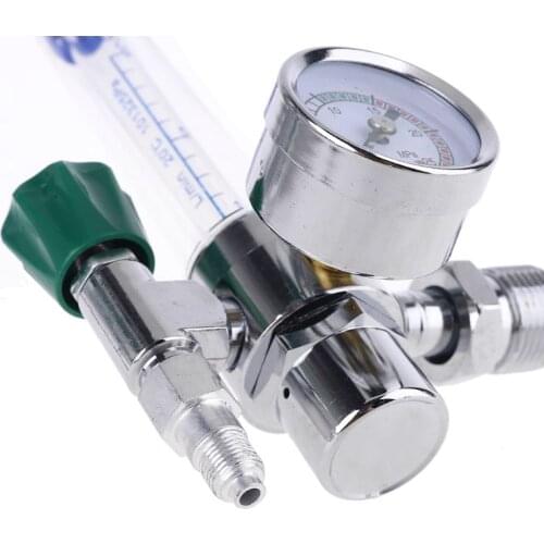 Oxygen Inhaler Regulator Pressure Flowmeter Outlet Male Thread G5/8-14 (CGA-540) C6UE