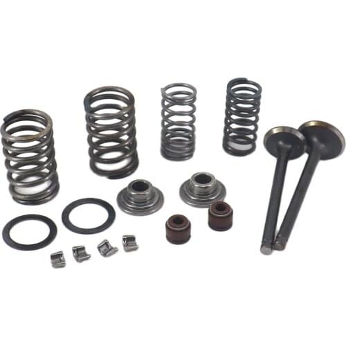 Intake And Exhaust Valve Assy Kit for 70cc 90cc 110cc Horizontal Engine ATV Motorcycle Dirt Bike Parts