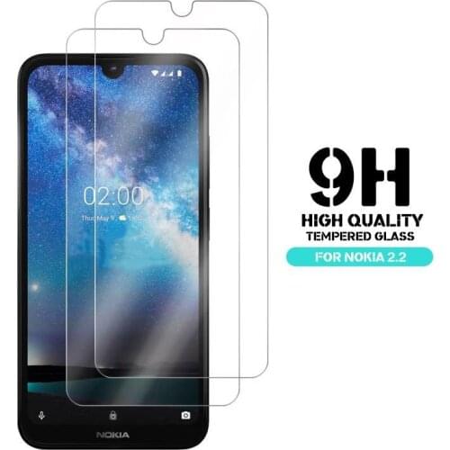 Toughend Screen Glass For Nokia 2.2 3.2 4.2 Tempered Glass For Nokia 7.1 8.1 X6 2018 5.1 3.1 2018 Transparent Hard Film Glass
