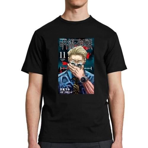 Japanese Hot Anime Jujutsu Kaisen Nanami Kento Printed Shirt Tees Casual Short Sleeve Comfortable Clothes Unisex