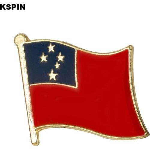 Samoa flag pin lapel pin badge 10pcs a lot Brooch Icons KS-0151