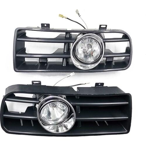 2pcs Auto Front Left Right Bumper Fog Light Lamp Grill with Fog Light Lamp For VW Golf MK4 1998 1999 2000 2001 2002 2003 2004