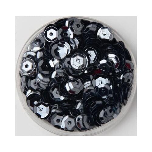 50g(10000pcs) 4mm Cup Loose Sequins Round Paillette Wedding Garment Accessory Sewing Craft Grey Confetti Spangles