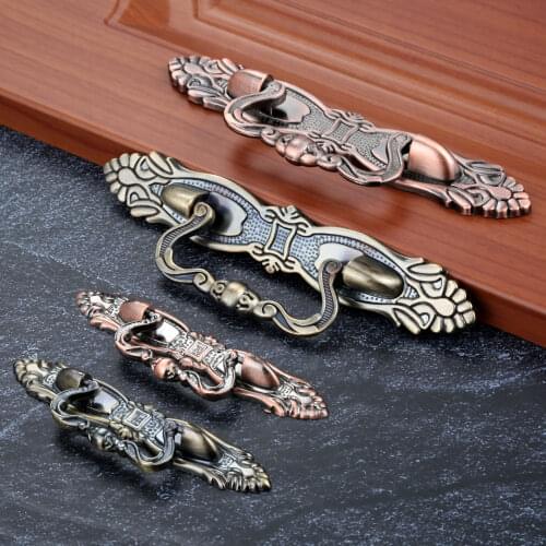 Antique Bronze Drawer Door Handle Zinc Alloy for Dresser Drawer Cabinet Cabinet Cupboard Handle Furniture Knobs
