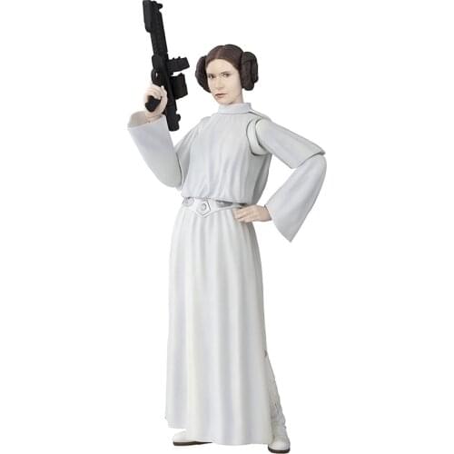 Bandai S. H. Figuarts Star Wars Princess Leia Organa (Star Wars: A New Hope) PVC ABS Painted figure toys for children