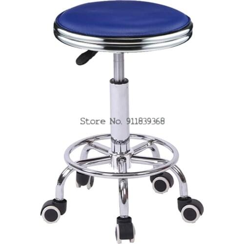 Bar Chair Modern Simple Bar Chair Rotary Lift Back Household High Stool Round Stool Beauty Stool Swivel Chair