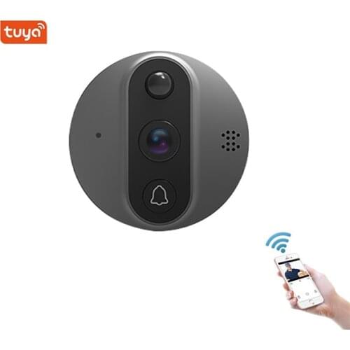 1mp pixels doorbell 4.3 inch HD 720P color screen camera peep hole viewer for doors tuya wifi With PIR Motion Detection