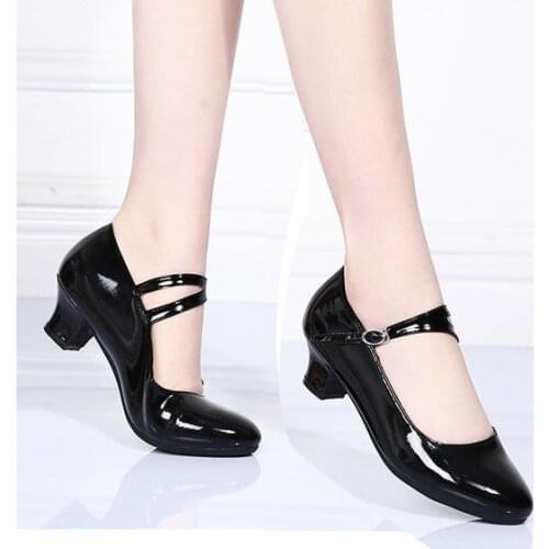EAGSITY Mary Jane shoes ankle strap pointed toe red women high heel shoes kitten heel Female pumps wedding party dancing shoes