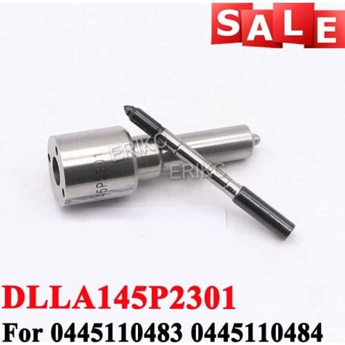 ERIKC Common Rail Injector Nozzle Gun DLLA145P2301 (0 433 172 301) Coating Spray Diesel Fuel Nozzle DLLA145 P2301 For 0445110483
