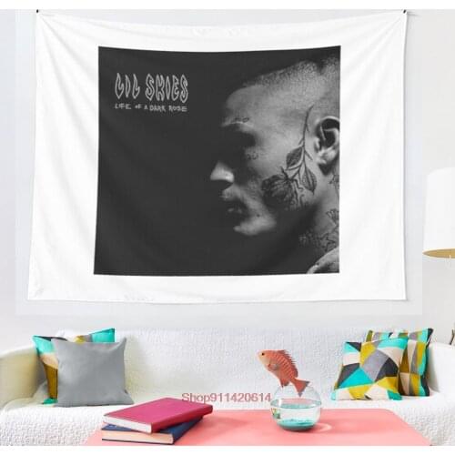 Lil Skies tapestry wall decoration witchcraft tapestry Bohemian Hippie home decoration mattress yoga mat
