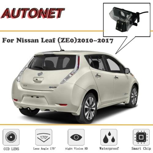 AUTONET Rear View camera For Nissan Leaf (ZE0)2010~2017/CCD/Night Vision/Reverse Camera/Backup Camera/license plate camera
