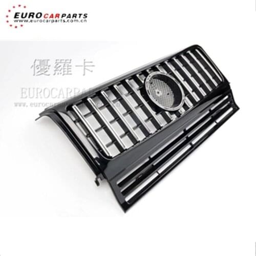 MB GT style G class w463 front grille fit for G63 G65 G500 G800 G900 gt grille with star logo on it grille fit for g class