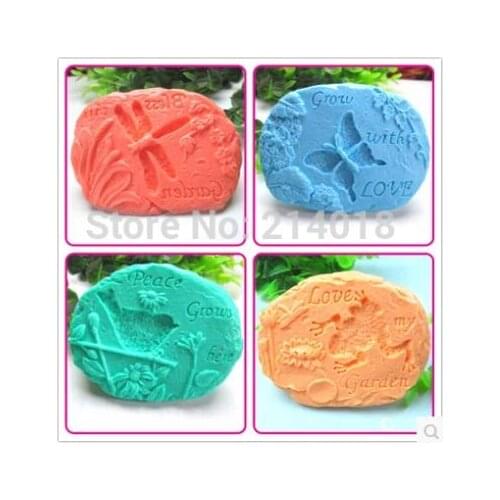 Bird Silicone Soap Mold Cake Decoration Cake Mold Manual Soap Mold Fondant Tools Dragonfly Frog Stone Butterfly Moulds PRZY 001