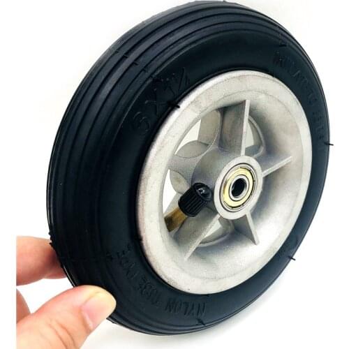 Motorcycle 6x1 1/4 tyre 150MM Scooter Inflation Wheel Aluminium Hub Inner Tube Electric Scooter 4 Inch Rims 6inch Pneumatic Tire