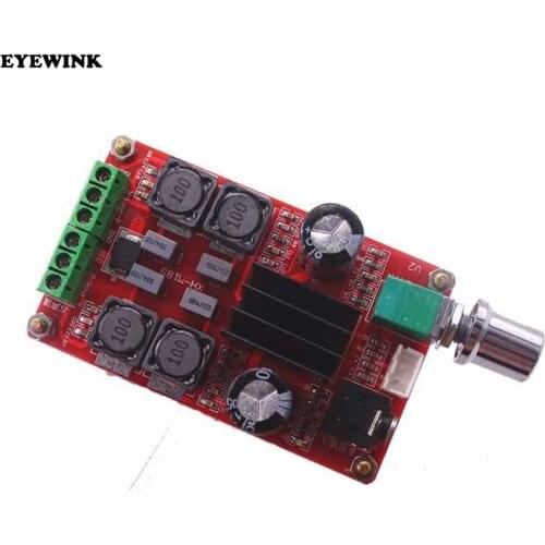 2x50W Digital Power Amplifier Board 5V To 24V Dual Channel Stereo AMP TPA3116D2 New Arrival