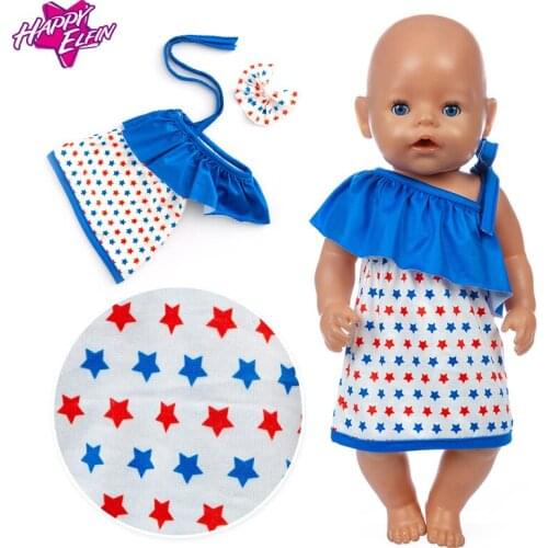 New Skirt Fit For 43cm Born Baby Doll 17 Inches Babies Doll Clothes