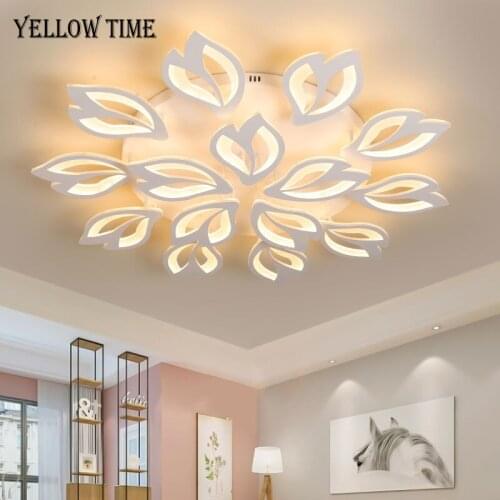Dimmable LED Ceiling Lamp Modern LED Chandelier Ceiling Light For Foyer Living room Bedroom Dining room Lighting FixtureAcrylic