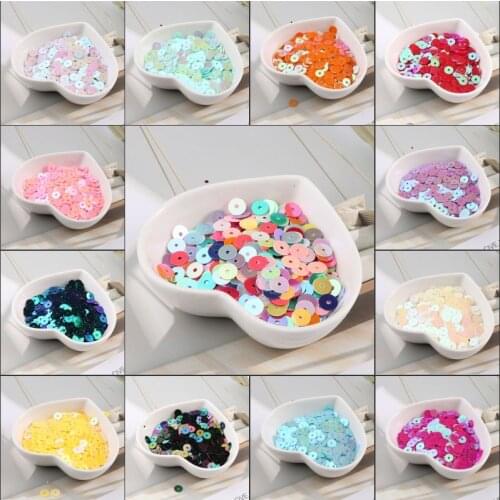 10g/pack 4mm-6mm Flat Round AB Color Loose Sequins Paillettes Sewing Craft DIY Accessories for Garment Lentejuelas Para Coser