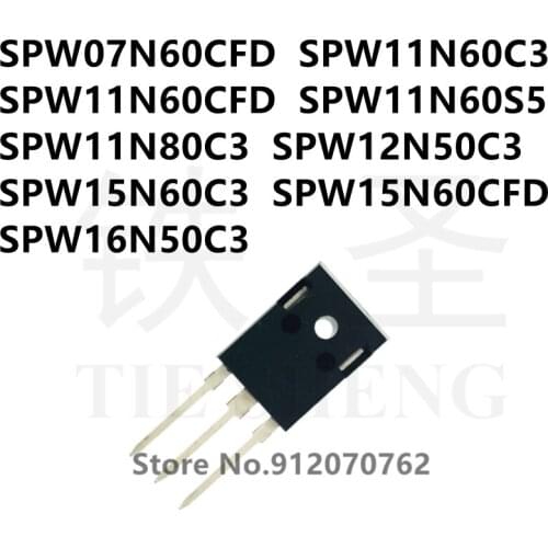 10PCS/LOT SPW07N60CFD SPW11N60C3 SPW11N60CFD SPW11N60S5 SPW11N80C3 SPW12N50C3 SPW15N60C3 SPW15N60CFD SPW16N50C3 TO-247