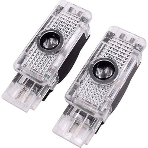 2 Pcs For Mercedes Benz W203 W240 W209 R171 R199 C CLK SLK SLR Class Led Car Door Lamp Ghost Shadow Decor Laser Lamp Luces