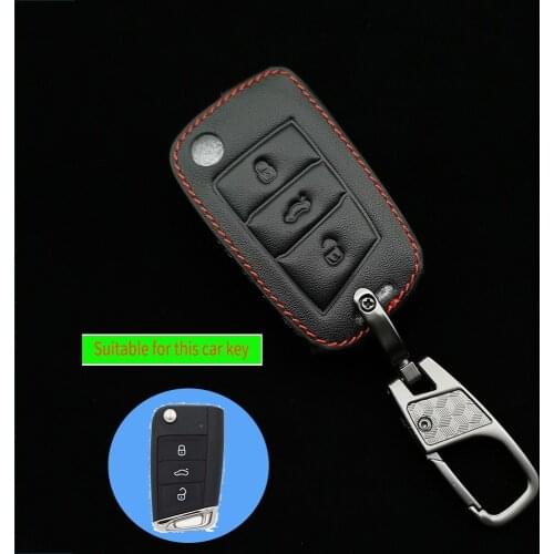 3 Button Key Cover For Vw Golf Bora Jetta Polo Passat Skoda Superb Octavia Fabia Seat Ibiza Leon Remote Control Key Case Box
