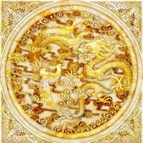 Beibehang papel de parede 3D stereoscopic wallpaper KTV living room Dragon Phoenix Relief ceiling wall paper Hotel Lobby Mural