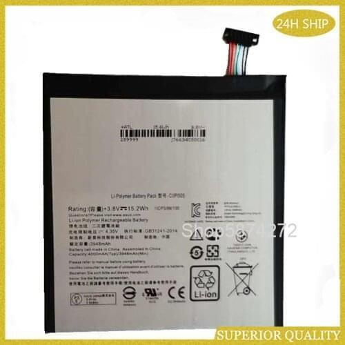 10pcs Battery For ASUS C11P1505 Tablet PC Battery For Asus ZenPad 8.0 Z380KL Z380C Z380CX P022 P024 4000mA Battery