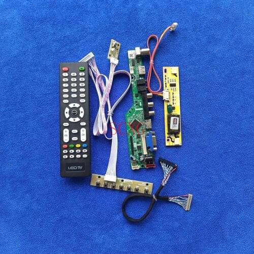 Analog signal 1024*768 HDMI-compatible USB VGA 2CCFL LVDS 20 Pin KitController board Fit SVA150XG01TB/SVA150XG02TB/SVA150XG04TB