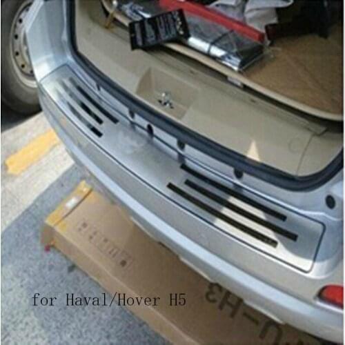 Car-covers stainless steel Rear bumper Protector Sill for Great Wall Haval H5 2009-2012 Car styling
