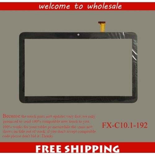 Free shipping 10.1 -inch touch screen,100% New touch panel,Tablet PC touch panel digitizer FX-C10.1-192