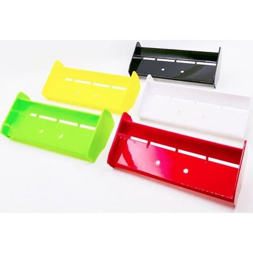 HSP 06021 Black White Yellow Plastic Wing For 1/10 4WD RC Nitro Model Car Buggy Truck 94106 94166
