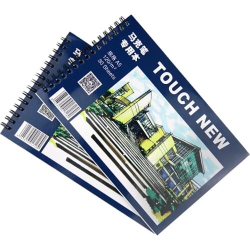 TOUCHNEW A5 Sketch Book Stationery Notepad Sketch Book Mark Painting Drawing Creative Notebook Gift Marker Special Paper