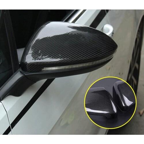Side Mirror Caps for Volkswagen Golf 6 GTI 7 MK7 R for Jetta MK6 Scirocco (Carbon Look) Passat B7 B8 Polo 6R 6C MK5 PLUS Tiguan