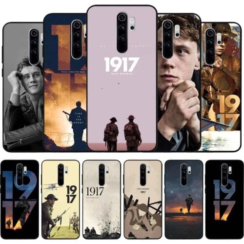 1917 movie black Silicone Phone Case For Redmi note 9 8 7 Pro S 8T 7A Cover