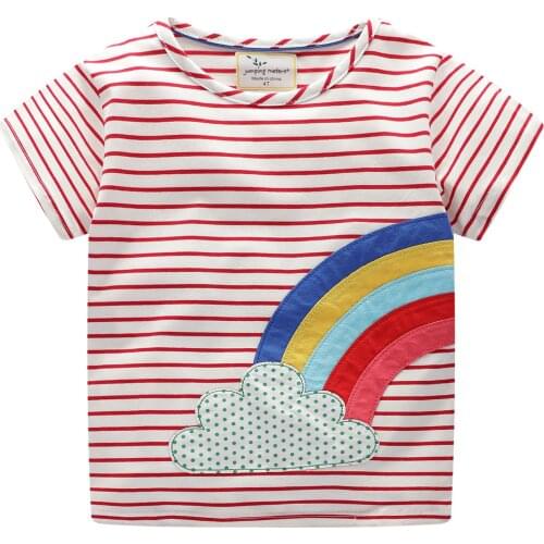 Girls Short-Sleeved T-shirt Cotton Crew Neck New Bottoming Shirt Baby Girls T-shirt T-shirt Children