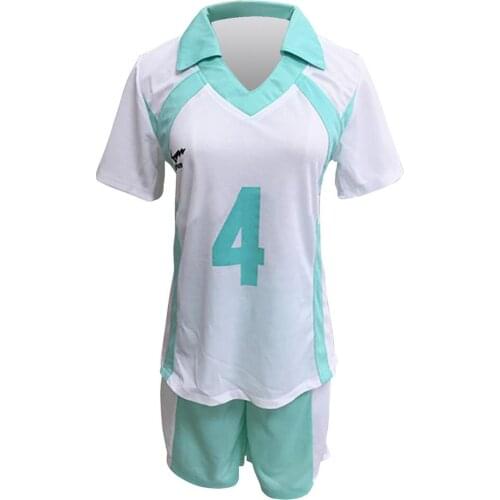 Haikyuu Kageyama Tobio Aoba Johsai Koushi Sugawara Oikawa Tooru Cosplay Costume Uniform Jersey Top+Shorts