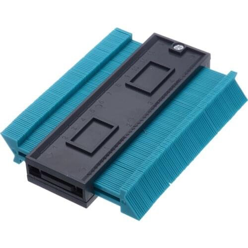 5 inch ABS Contour Profile Gauge Tiling Laminate Edge Shaping Measure Ruler Tool Multifunctional Wood Marking Tool For Carpentry