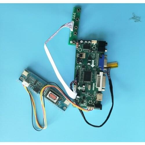 Kit for LTN154CT02-002/LTN154CT02-001 30pin HDMI+DVI+VGA LCD Audio DIY Controller Board 1920x1200 driver Screen panel 2 lamps