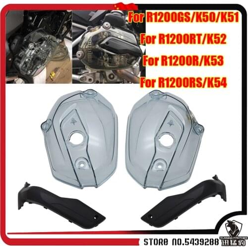 Cylinder Head Valve Ignition Coil Cover For BMW R1200GS K50 51 52 53 54 R1200RT Motorcycle Engine Guard Covers transparent lid