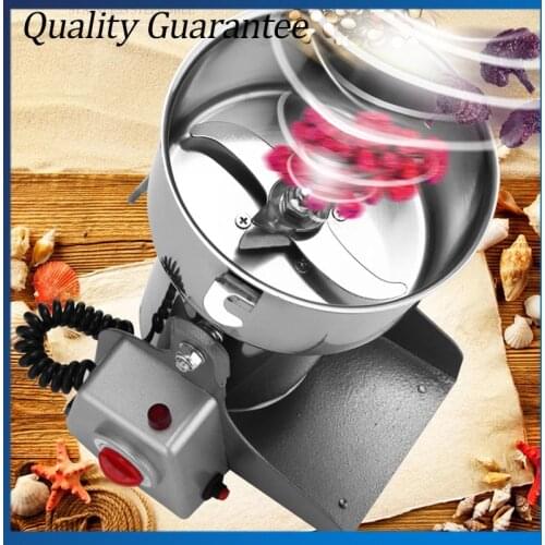 220V 50Hz Electric Herb Coffee Beans Grain Grinder Cereal Mill Powder Machine Flour 800G