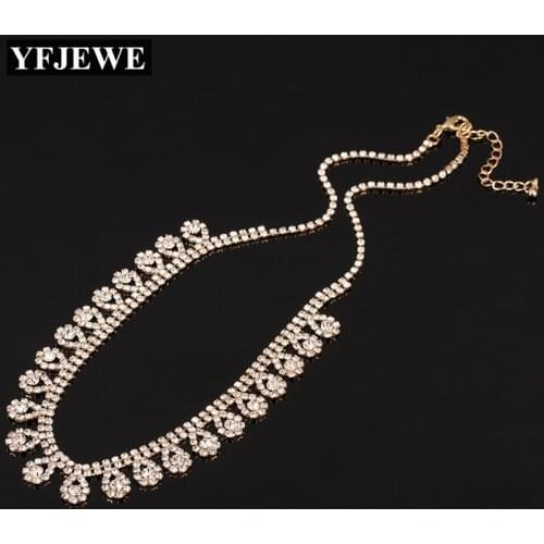 Fashion necklace Wedding Crystal Type of Womens Exaggerated leaves Women Jewelry Luxurious Crystal necklace N300