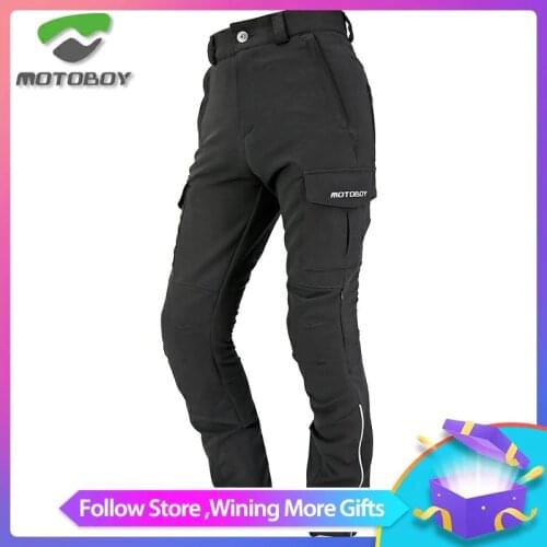 New Motorcycle Mens Waterproof Motorcycle Riding Bike Pant CE Protector Wearable Spring Summer With Kneepad for 4 seasons