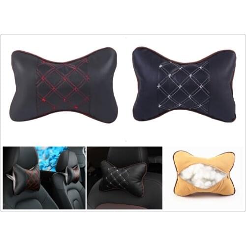 Auto safety pillow car headrest breathing seat head rest cushion for Porsche 918 Cayman Boxster 919 718 GT3