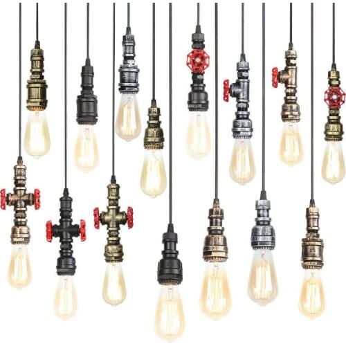 Droplight conduit droplight single-ended lamp holder group of restoring ancient ways is archaize restaurant cafe bar