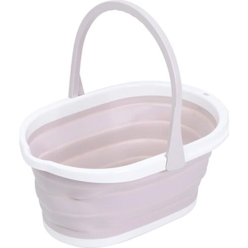 Portable Foldable Bucket Basin Tourism Outdoor Clean Bucket Mop Cleaning Water Bucket Barrel Household Supplies