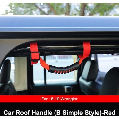 Car Roof Handle Pull Rope Grip Grab Roof Hammock Bed Multifunctional Outdoors Cross Country Anti-slip For Jeep WranglerJL18