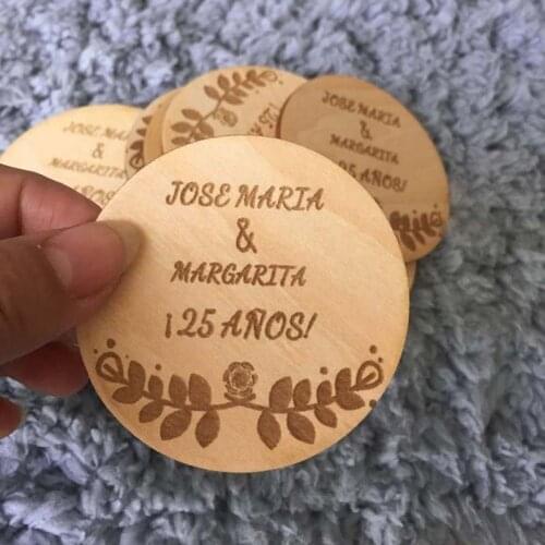 Save the Dates, Wooden Magnets, Custom Engraved, Rustic Wedding Venue, Destination Backyard Wedding decor ,Anniversary gift