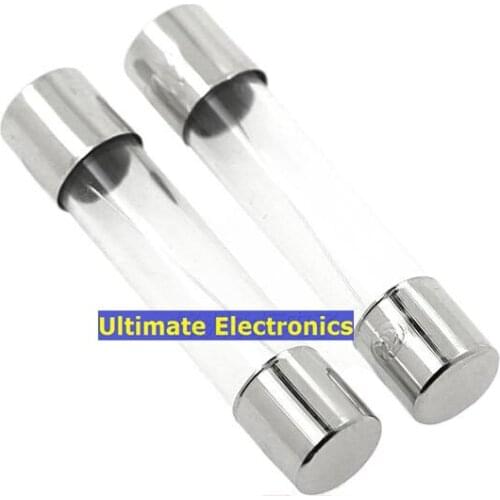 100pcs 6*30mm glass fuse/fuse Fast Quick Blow Glass Tube 250V F0.1A/0.25A/0.5A/1.5A/3.15A/6.3A 6x30mm