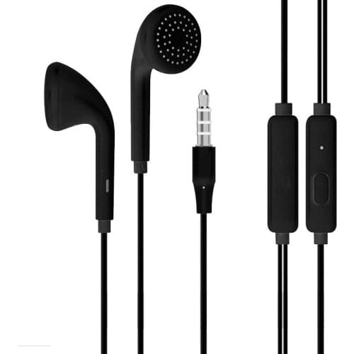 Stereo Music Earphones Earplugs Type Serious Bass Earbuds With MIC Sports Wired Control Headset For Xiaomi Huawei Eh